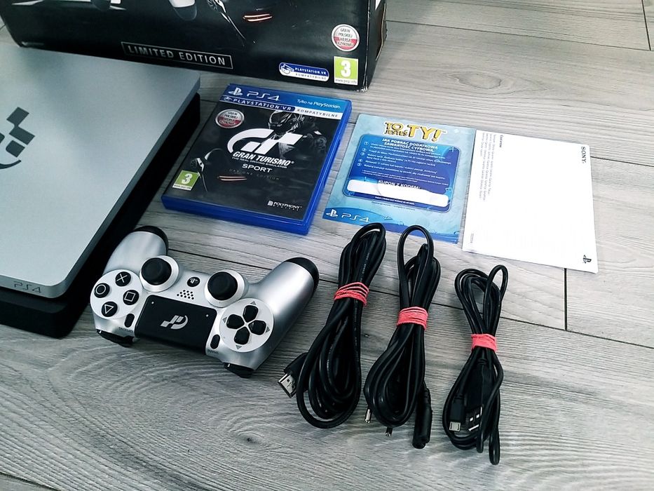 Ps4 Slim 1TB Limited Gran Turismo Komplet Jak Nowy Playstation4
