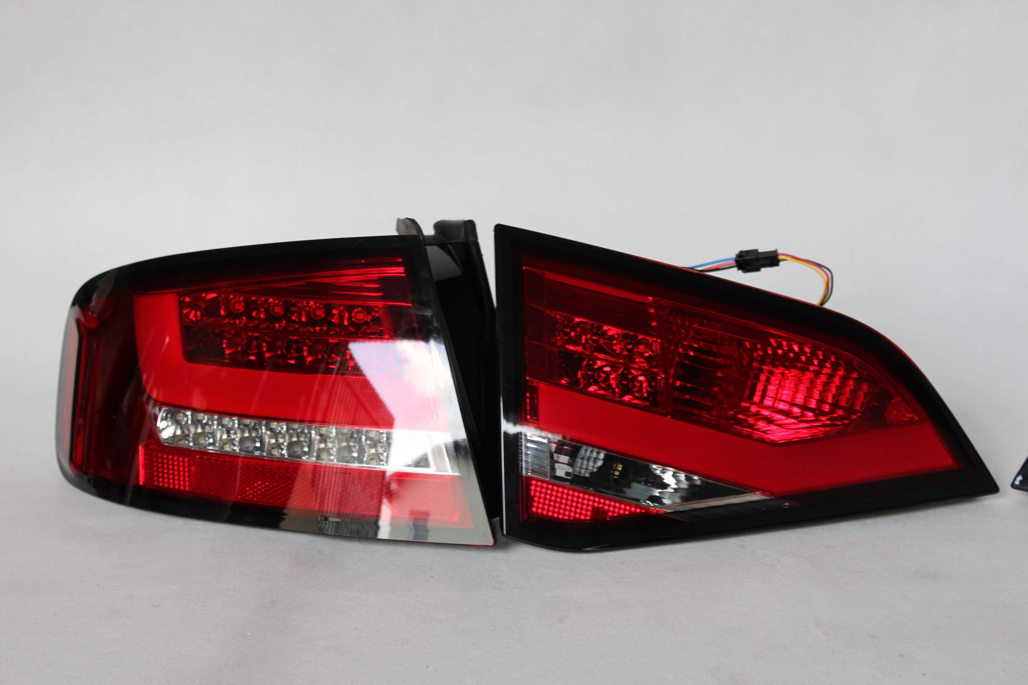 Lampy światła tył tylne AUDI A4 B8 08-12 Sedan LED BAR NEON Czerwone !