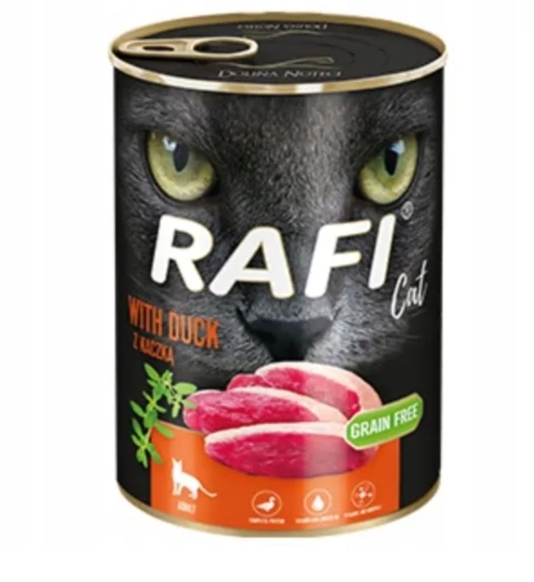 48x400g producent DOLINA NOTECI Rafi Cat bez ZBÓŻ mix smaków dla kota