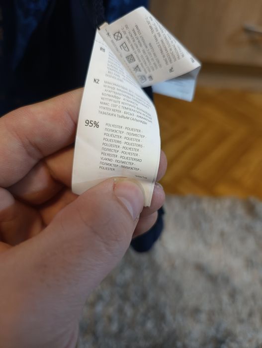 Sukienka niebieska chabrowa koronkowa rozmiar XS Cropp