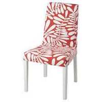 BERGMUND Pokrowiec na krzesło, czerwono-biały IKEA 705.700.11