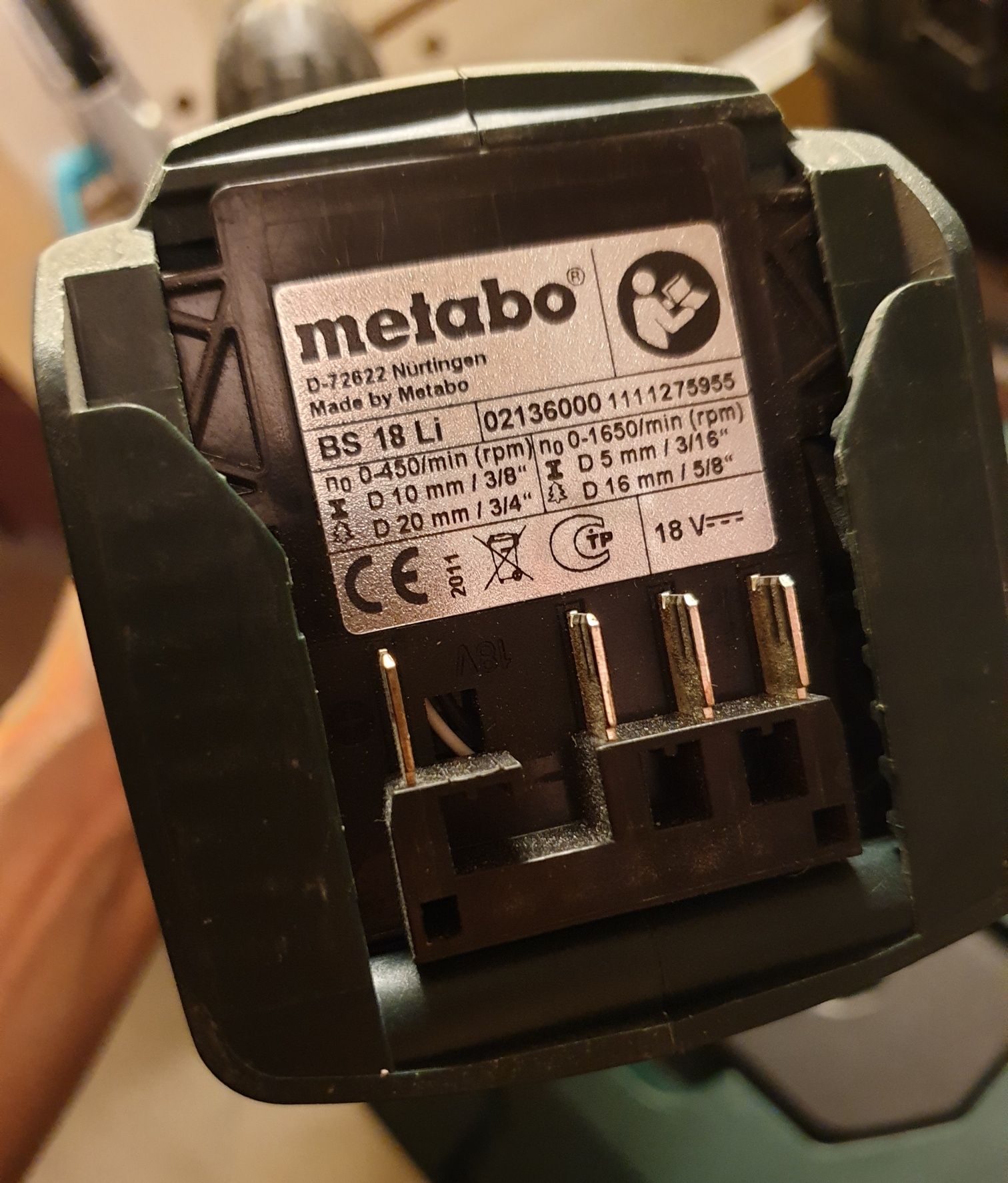 Wkrętarka zakrętarka metabo BS18Li +2 akumulatory 18V 1,3 i 2,6 +waliz