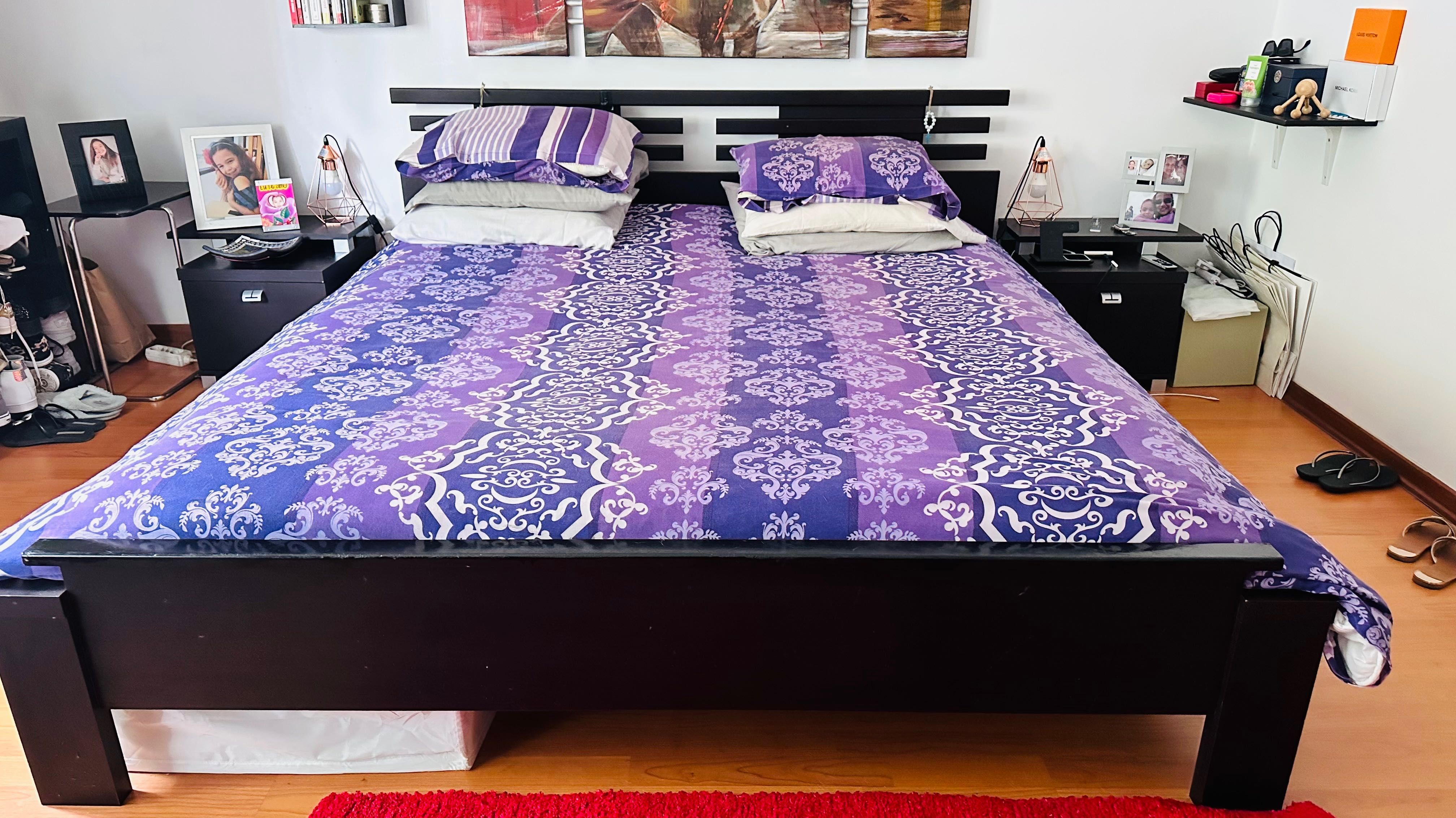 Cama de casal com com colchão