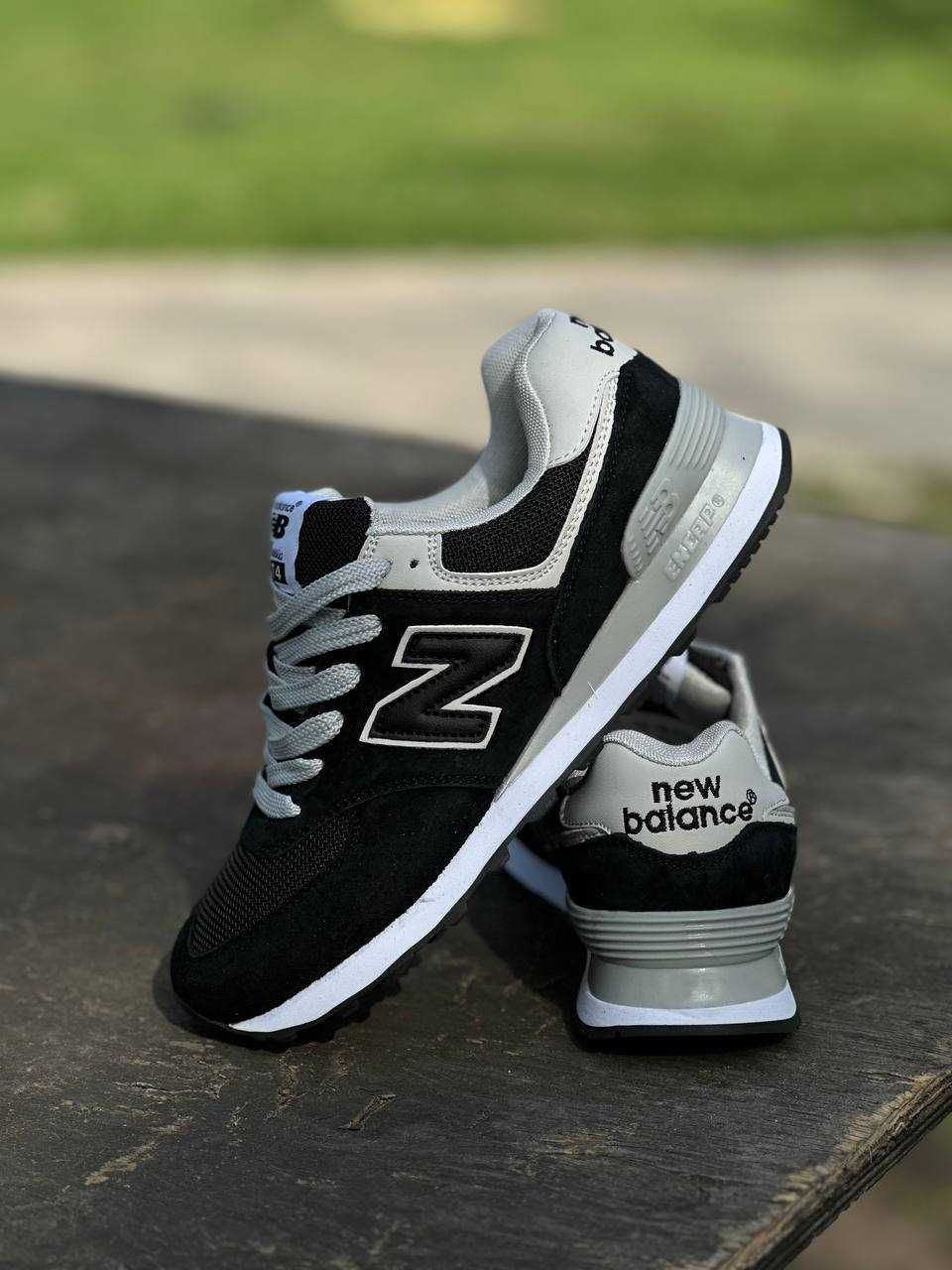 Чоловічі кросівки New Balance  574 Black/white