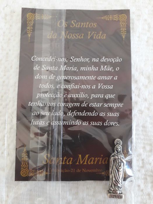 Coleção de 7 Santos da nossa vida em figura e descritivo