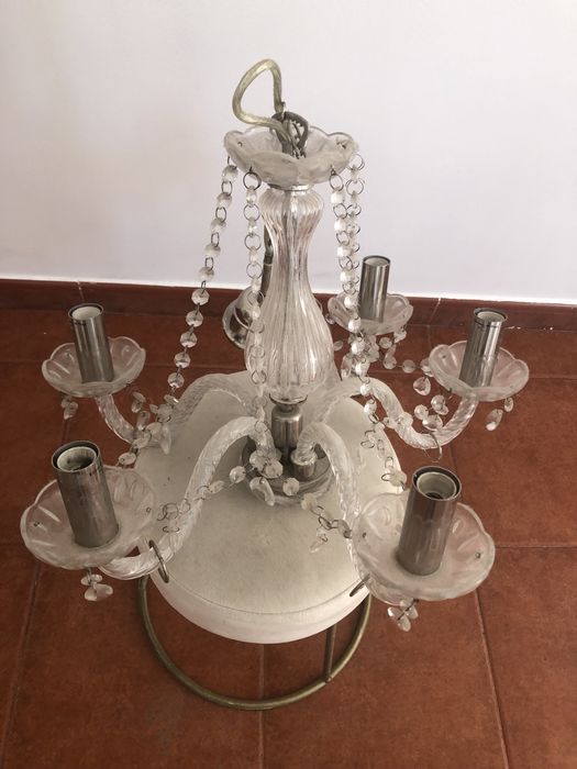 Candeeiro de Teto com 6 Lampadas