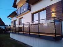 Balustrady nierdzewne - szklane, stal nierdzewna/malowane proszkowo