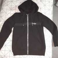 Czarna bluza z kapturem phenotype M rozpinana hoodie zip