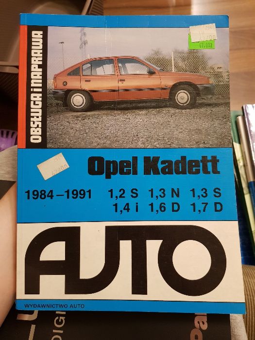 książka Opel Kadett obsługa i naprawa AUTO