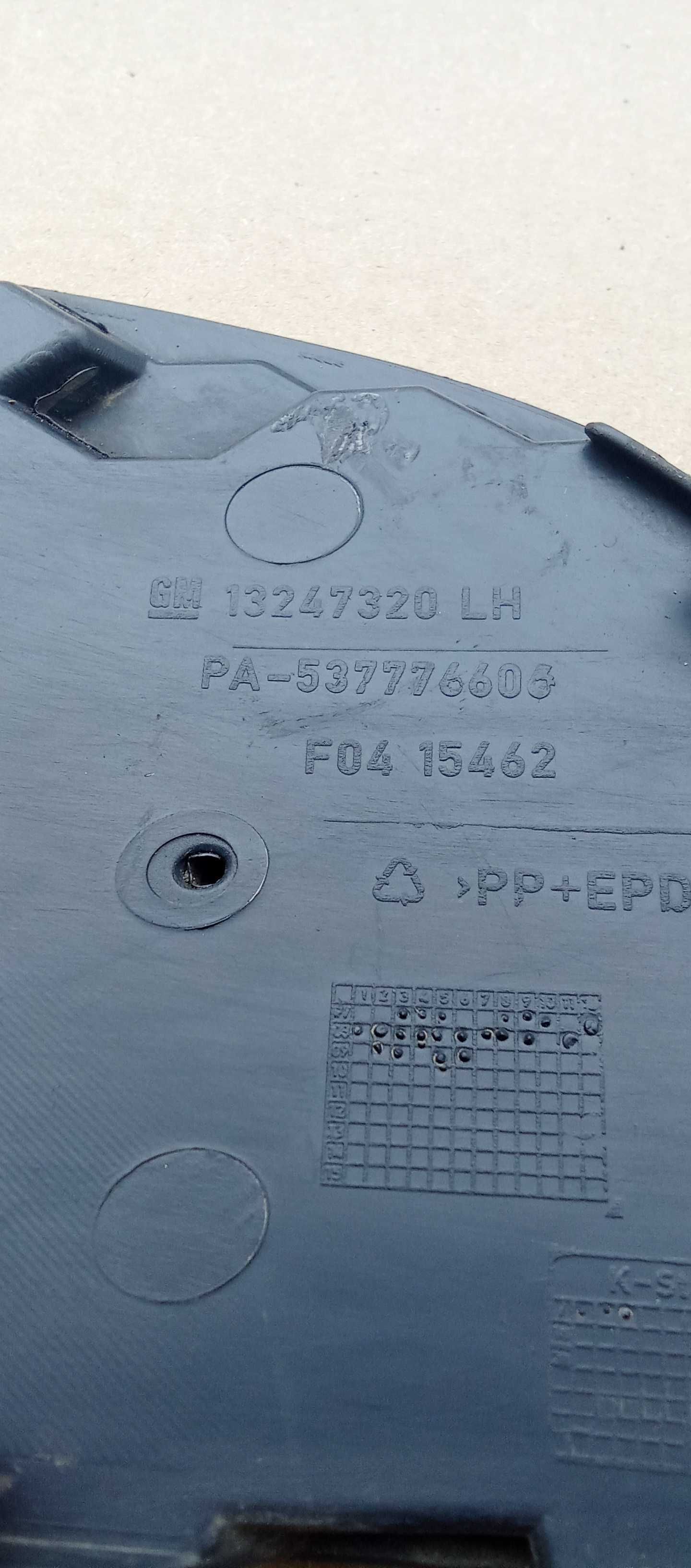 Zaślepka Halogenu Kratka Halogenu Opel Zafira B Lift lewa kratka