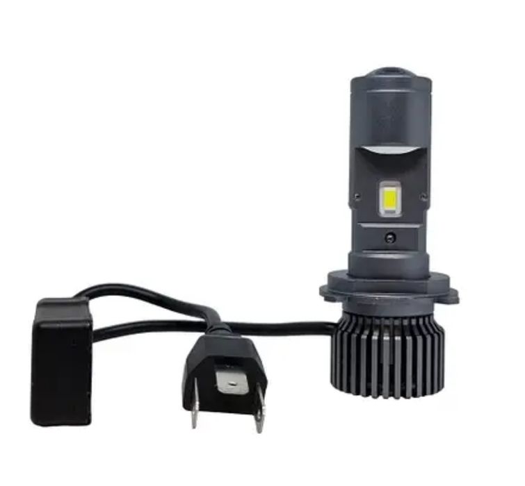 Міні лінза H4 LED Лампа 12V - 24V 80w Мини линза Лед Hi/Low