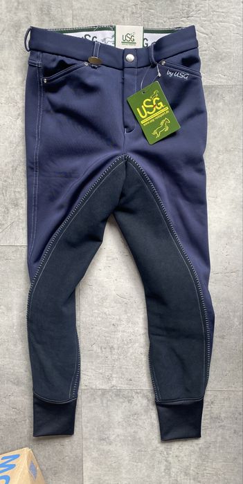 Outlet bryczesy zimowe dziecięce soft shell  146 USG