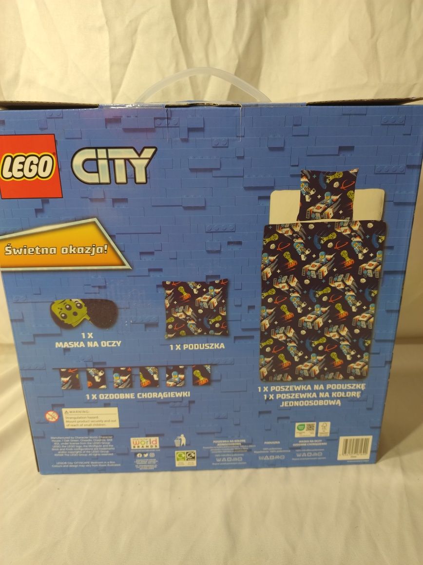 Dziecięca pościel LEGO City zestaw 5 elementów