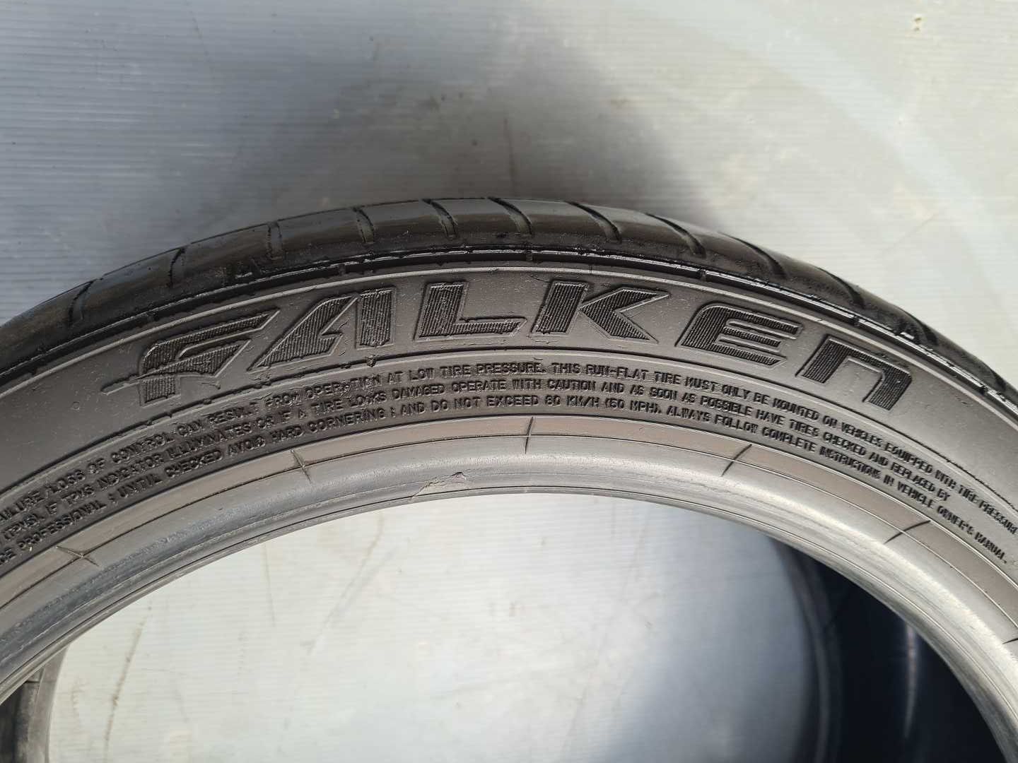 2x FALKEN AZENIS FK510 Runflat 225/45/17 91Y 5mm 2017/18 Opony Letnie