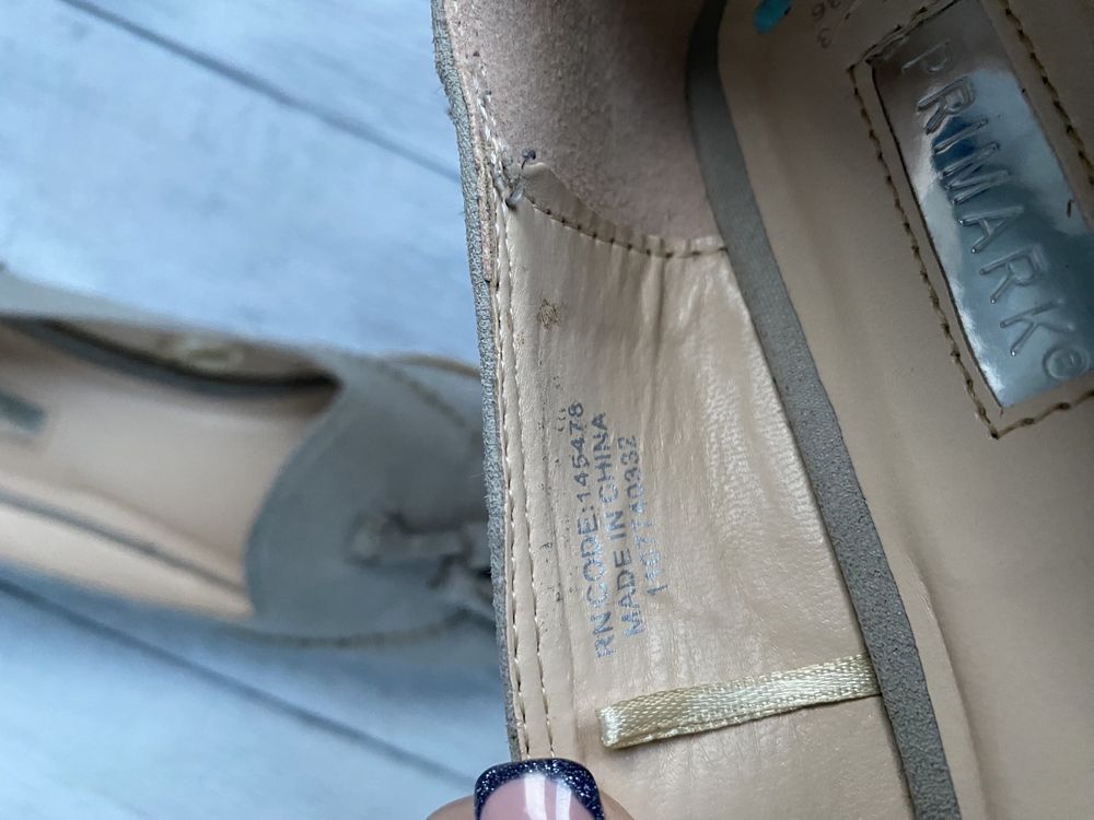 Лоферы, туфли Primark 36 размер ( по стельке 23 см)