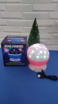 Cветильник ночник USB Детский- Проектор звездного неба Cтар Мастер