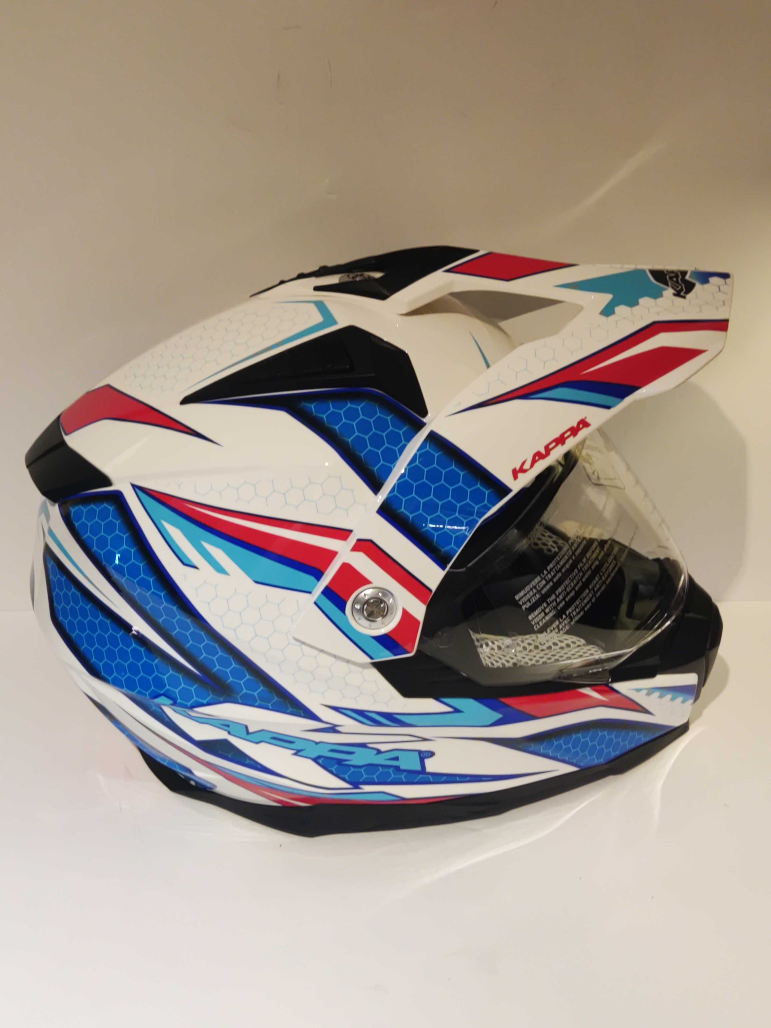 Capacete Kappa dual sport adventure motocross Moto4 novo