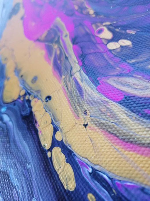 Quadro Abstrato – Fluxo Cósmico