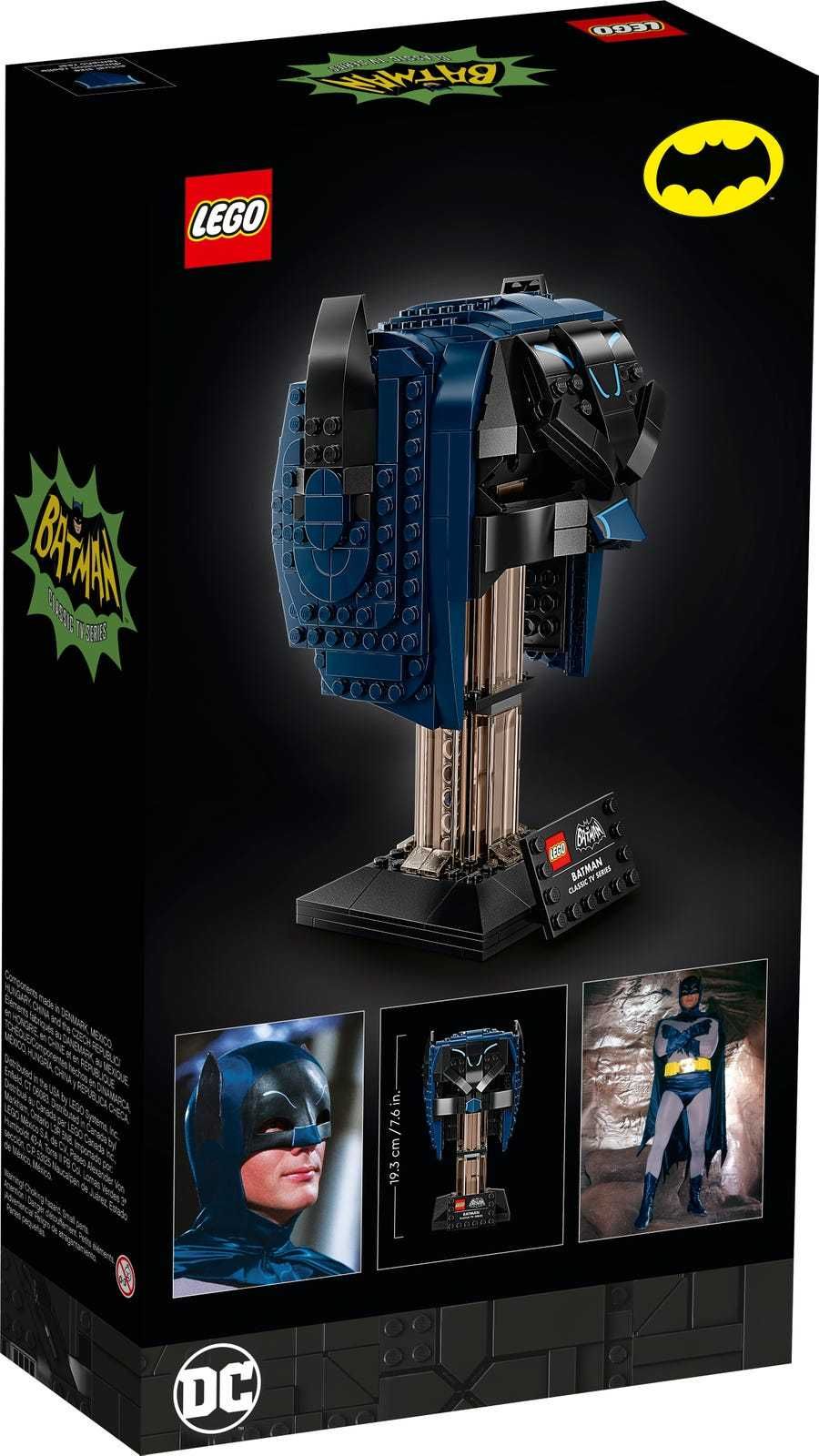 LEGO 76238 DC Super Heroes - Maska Batmana z klasycznego serialu