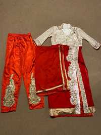 Zestaw indyjski tunika spodnie i husta