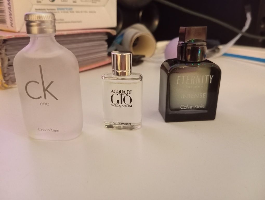 Zestaw 3 miniaturek perfum