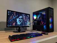 Zestaw Do Gier i7 8x3.8GHz/Ram-16GB/GTX-1050/SSD+500GB/Samsung 22'