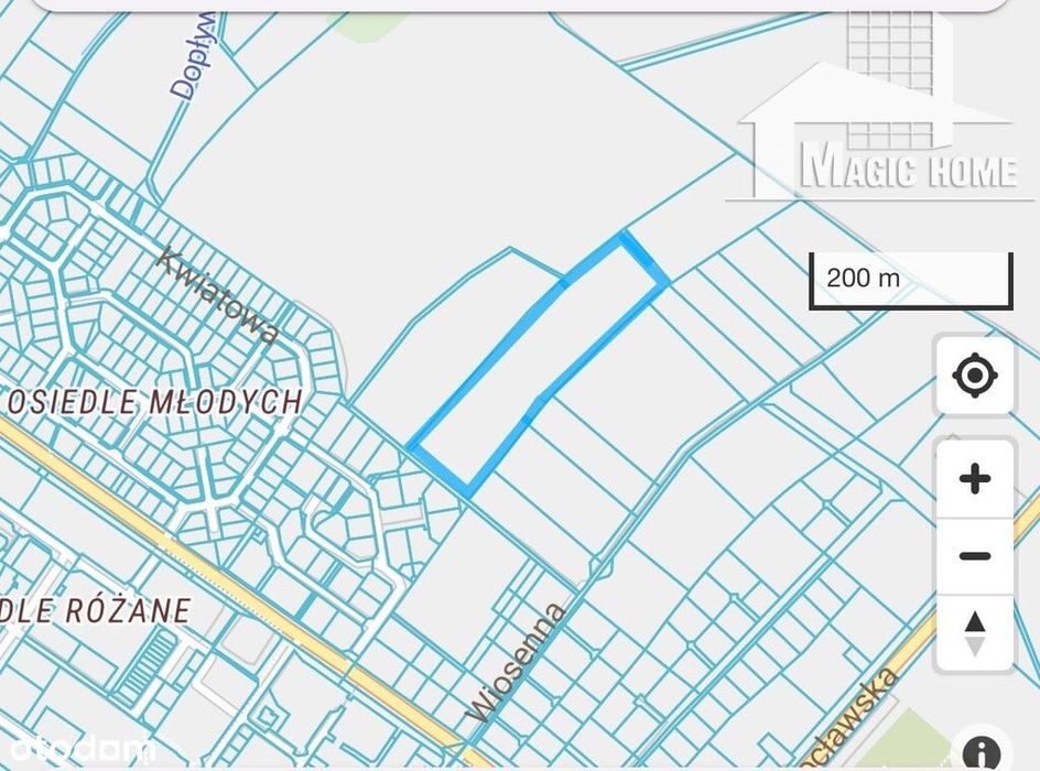 Działka pod zabudowę mieszkaniową jednorodzinną