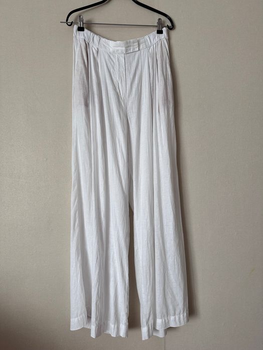 Штани палаццо Oysho L 100% льон