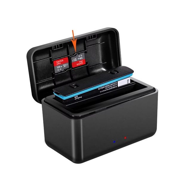 Заряджання Insta360 X4 подвійна закрита AC Prof G10