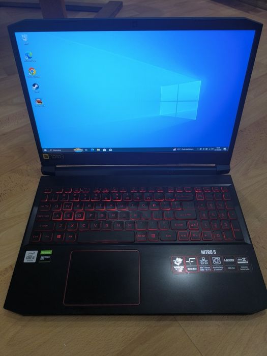Piękny Acer Nitro 5 | 15.6 FHD 144Hz | I5 10300H | 32GB | 1650ti |