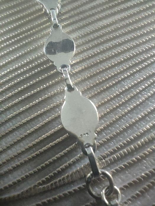 Srebrna bransoleta rubiny