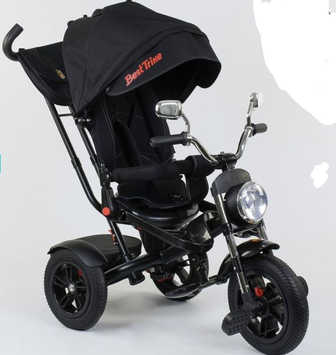 Детский трёхколёсный велосипед Байк с родительской ручкой