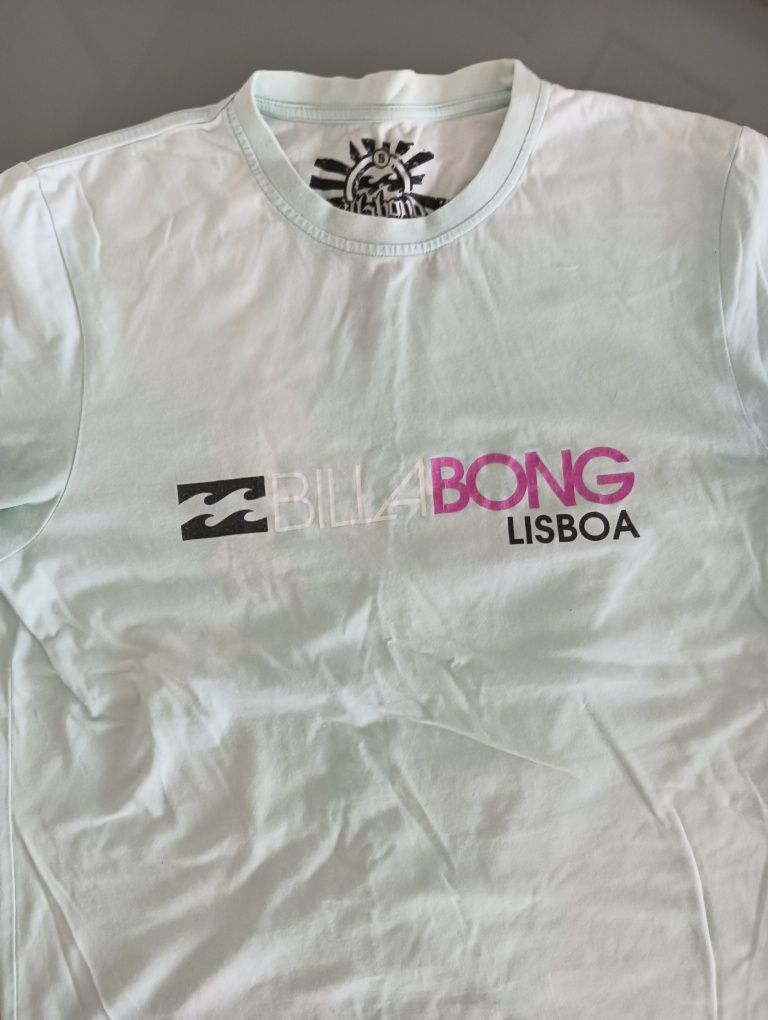 Tshirt	Billlabong - Lisboa	Tamanho S	usada em bom estado