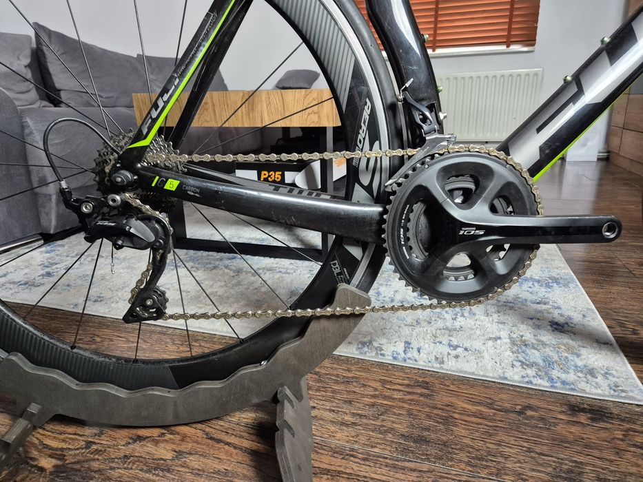 Fuji Transonic 2.5 58 L XL shimano 105 2x11 karbonowe koła DRIVE