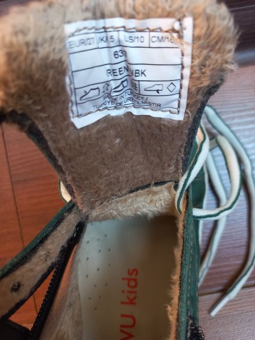 Зимові Черевики для хлопчика, шкіряні