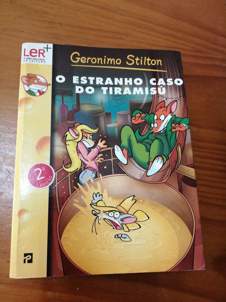 Livro Geronimo Stilton - o estranho caso do tiramisu