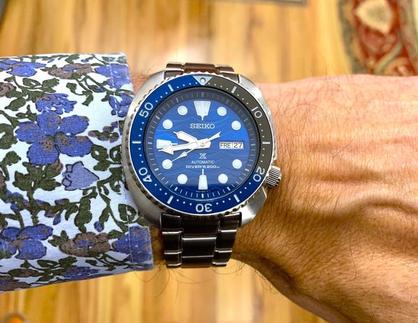 Seiko zegarek Prospex Save the Ocean White Shark Special Edition XL