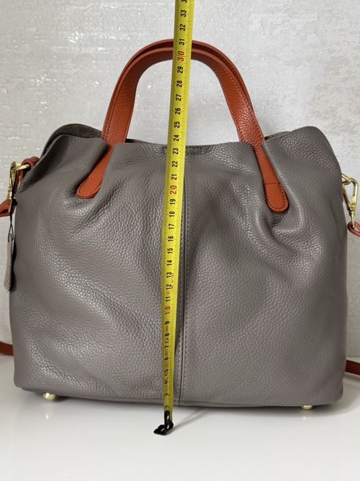 Сумка шопер, сірий шопер