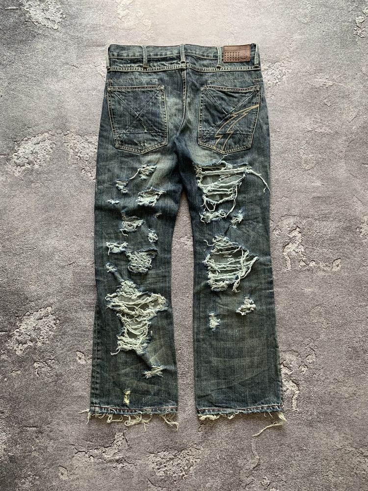 Archive fashion torn jeans y2k vintage opium sk8