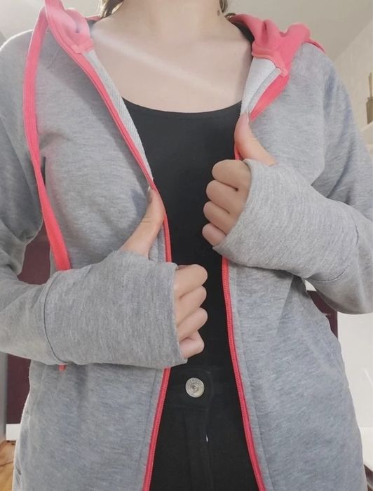 Bluza rozpinana suwak damska