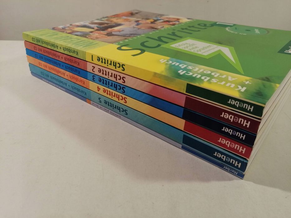 6x Deutsch als Fremdsprache Niveau kurs 1-5 Schrit