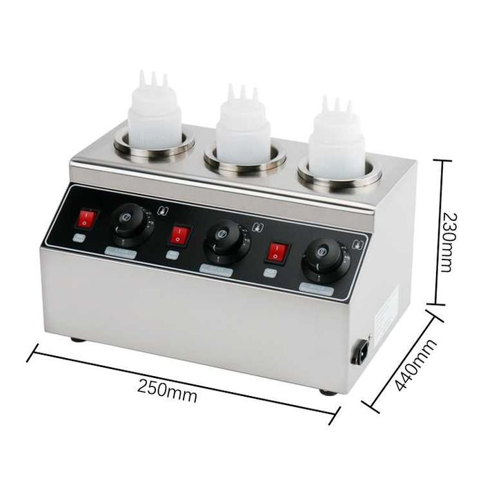 Podgrzewacz do sosów i czekolady FY-QK-3 stal nierdzewna 2.1L 240W