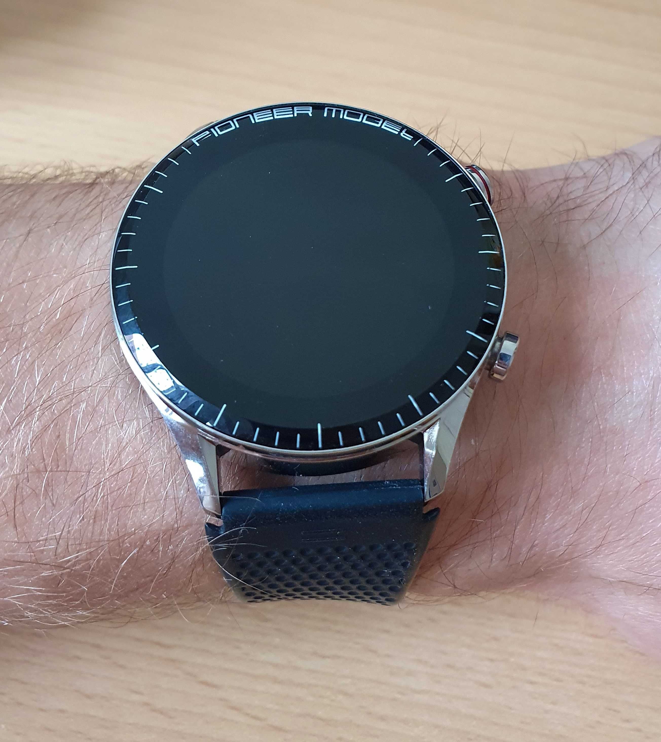 Smartwatch AMOLED SAYBERG LA23 męski czarny zegarek