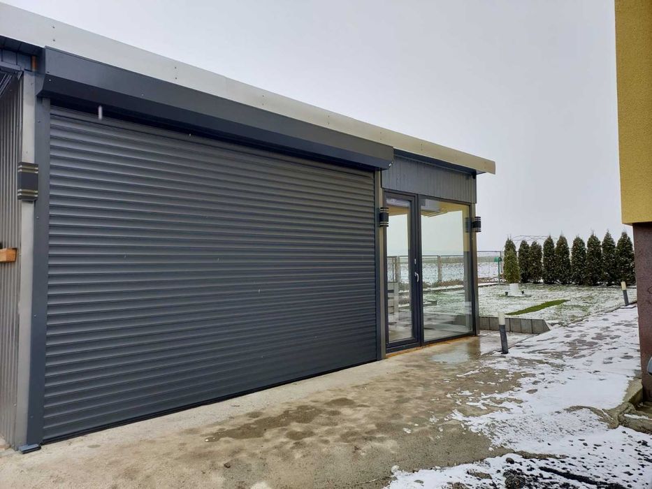 Brama Garażowa, Roleta Garażowa, Osłona Garażowa 240x240 Antracyt