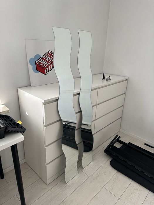 lustro fala pinterest 2 sztuki