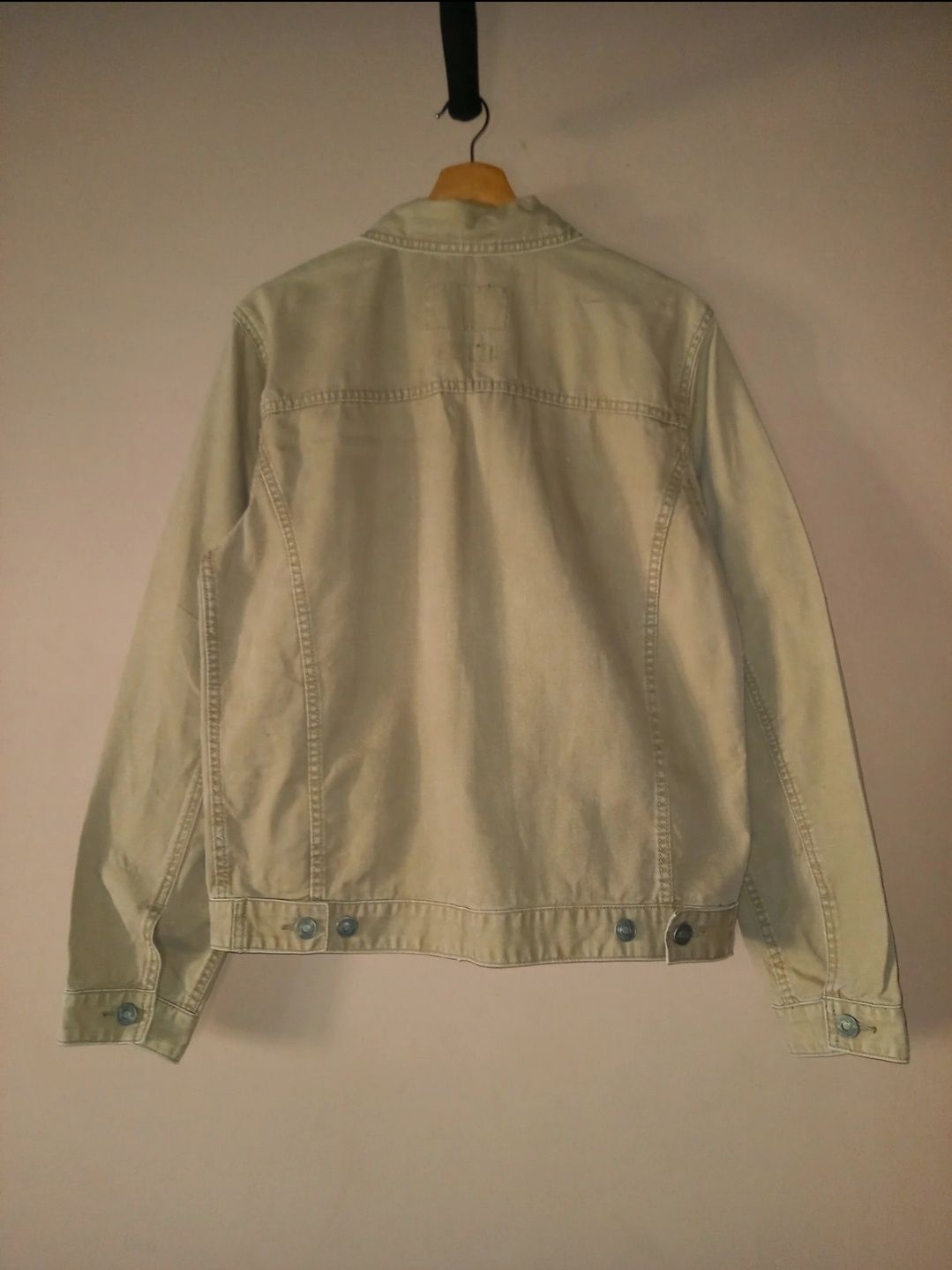 męska kurtka jeansowa beżowa dżinsowa Vintage y2k pinterest oversize s