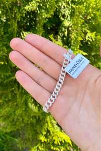Женский серебряный браслет Pandora Pave