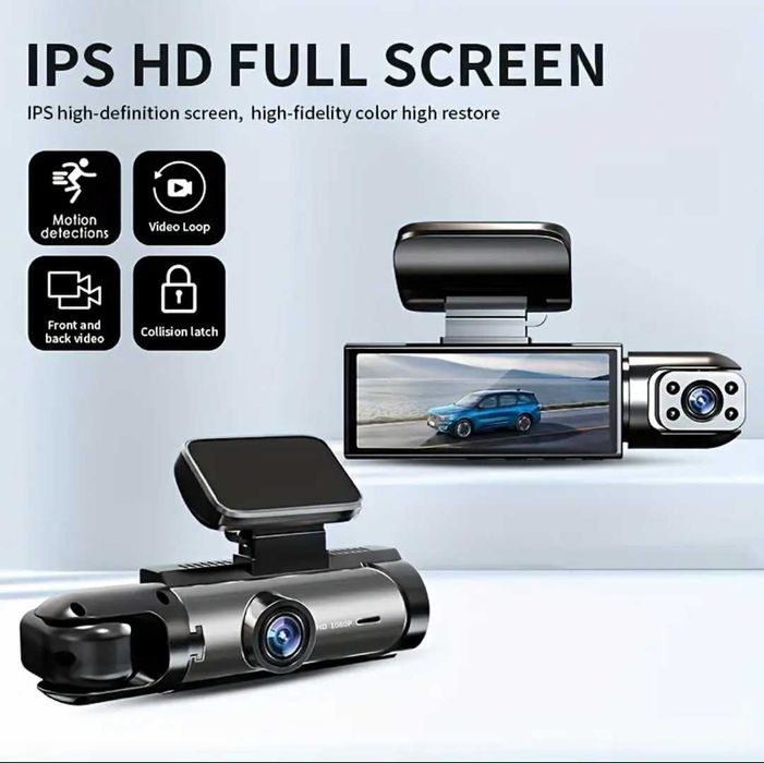 Dwukanałowa kamera samochodowa Full HD z noktowizorem podczerwieni.