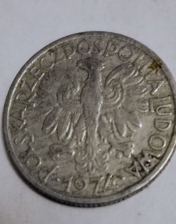 Moneta 2 zł PRL 1974