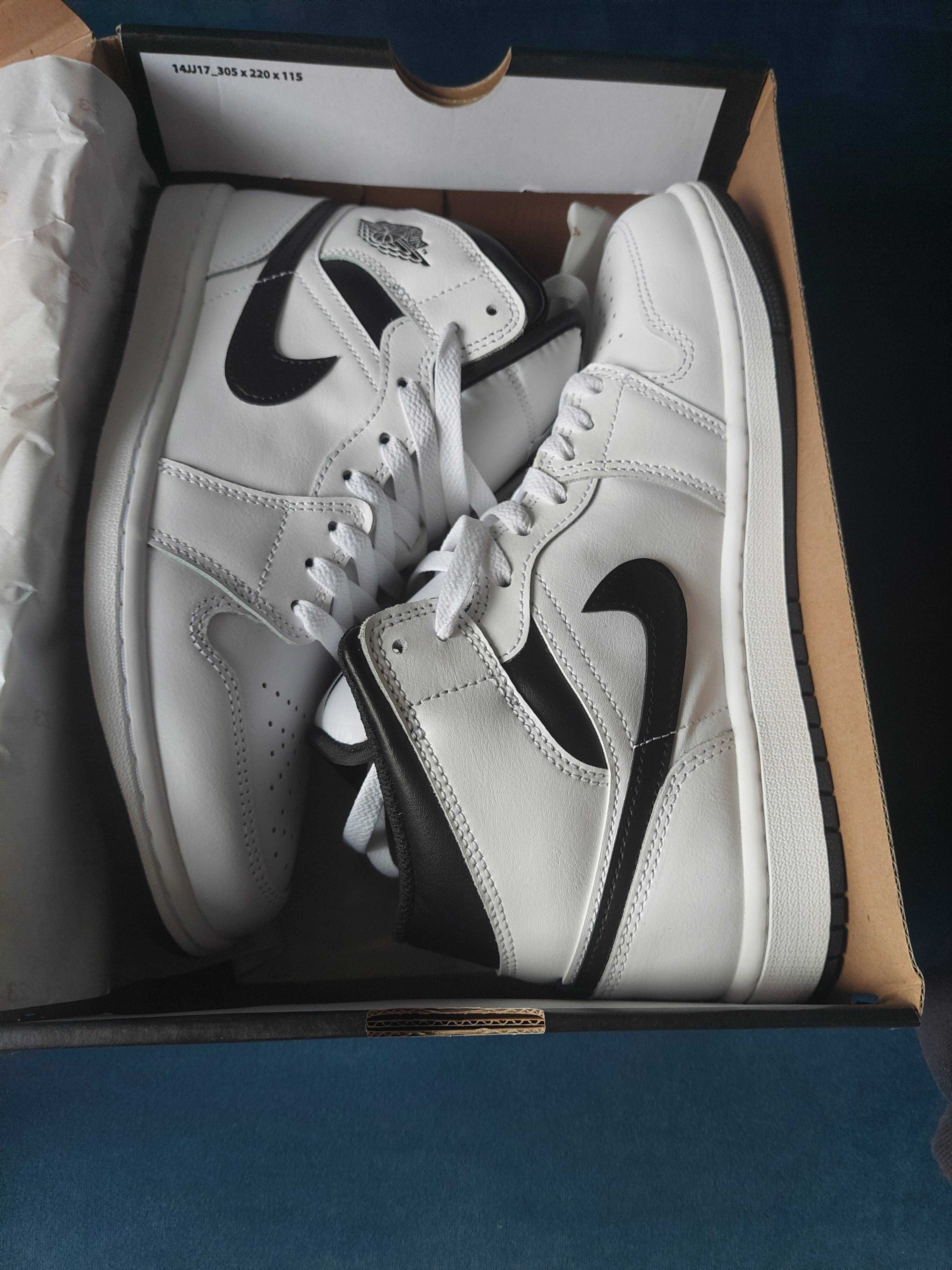 Air Jordan 1 Mid white/black